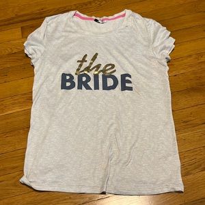 The Bride Pajamas Shirt Sz S